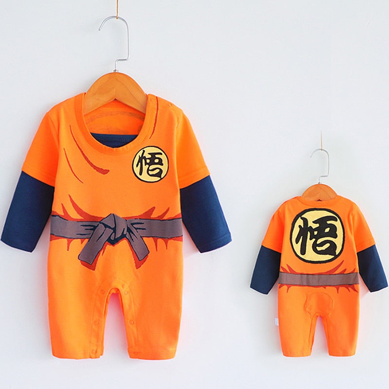 New born to 18 Months Goku Baby Rompers