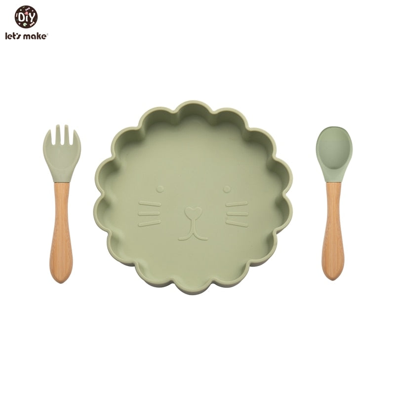 Baby Silicone Feeding Tableware Sets