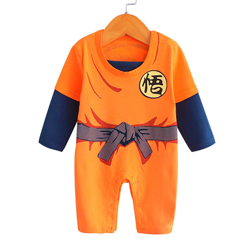 New born to 18 Months Goku Baby Rompers