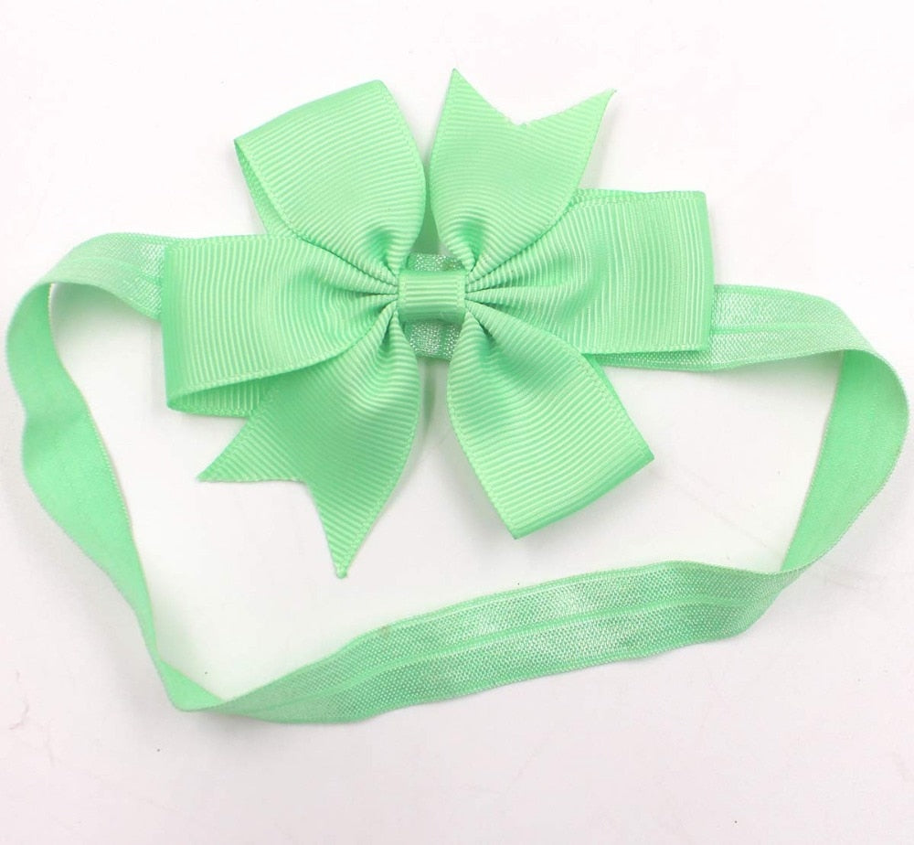 Ribbon Headbands with Bow - 3 Inch Grosgrain Ribbon - 40 Piece set