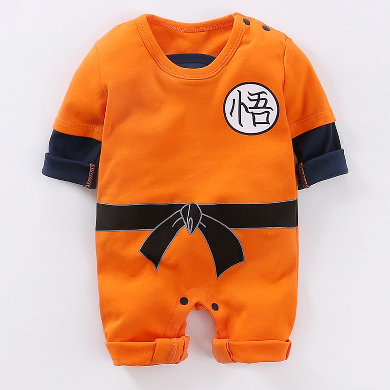 New born to 18 Months Goku Baby Rompers