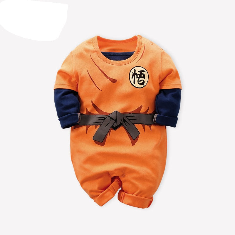 New born to 18 Months Goku Baby Rompers