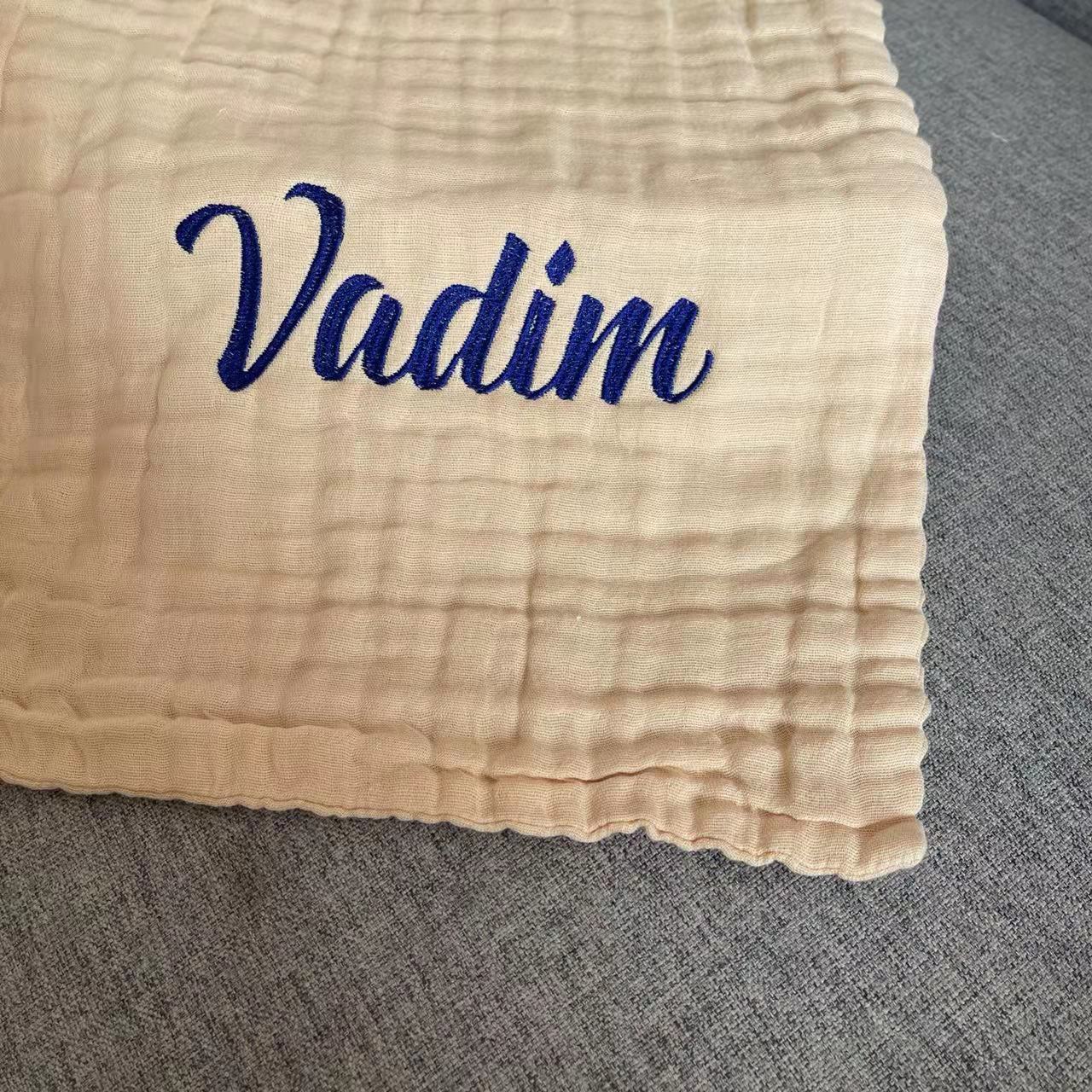 6 Layer Custom Blanket/Quilt with Name