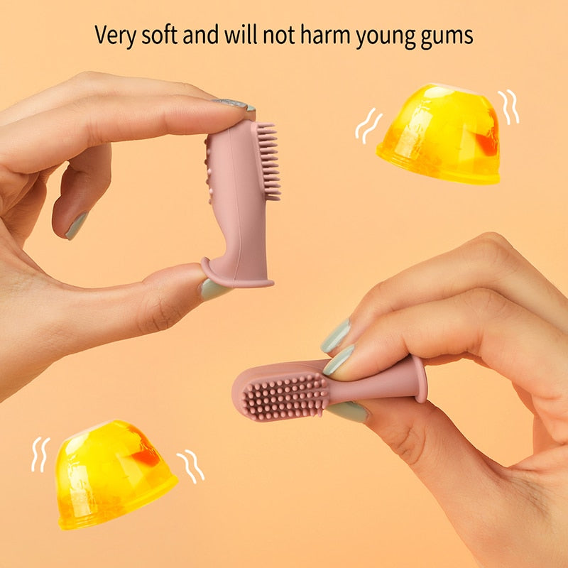 1/5pcs Baby Teeth Oral Care Finger Brush