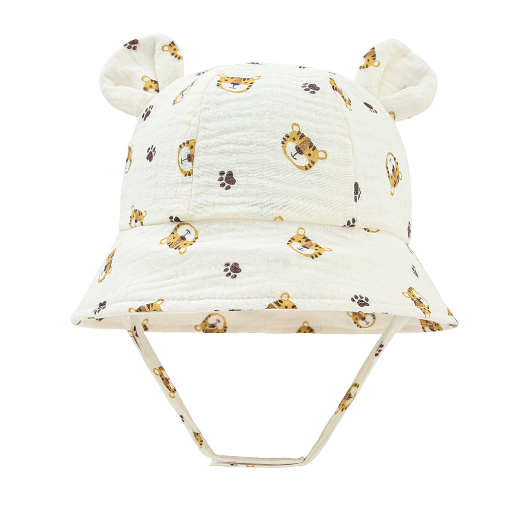 Printed Soft Cotton Baby Bucket Hat