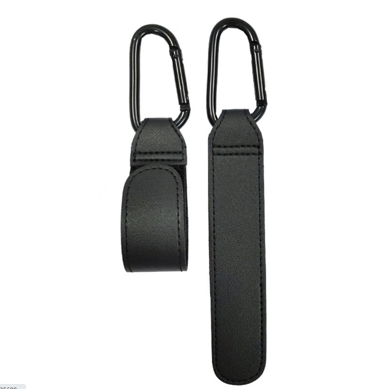 1/2pcs Leather Baby Bag Stroller Hooks