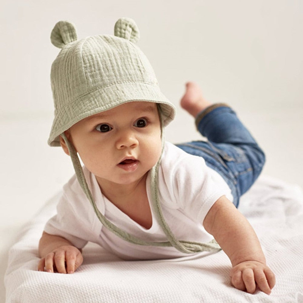 Printed Soft Cotton Baby Bucket Hat