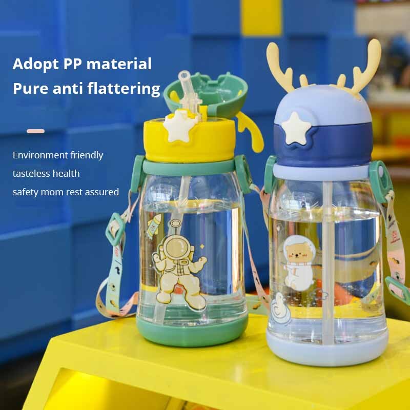 Kids/Baby Water Sippy Cup/Feeding Bottle with Antlers