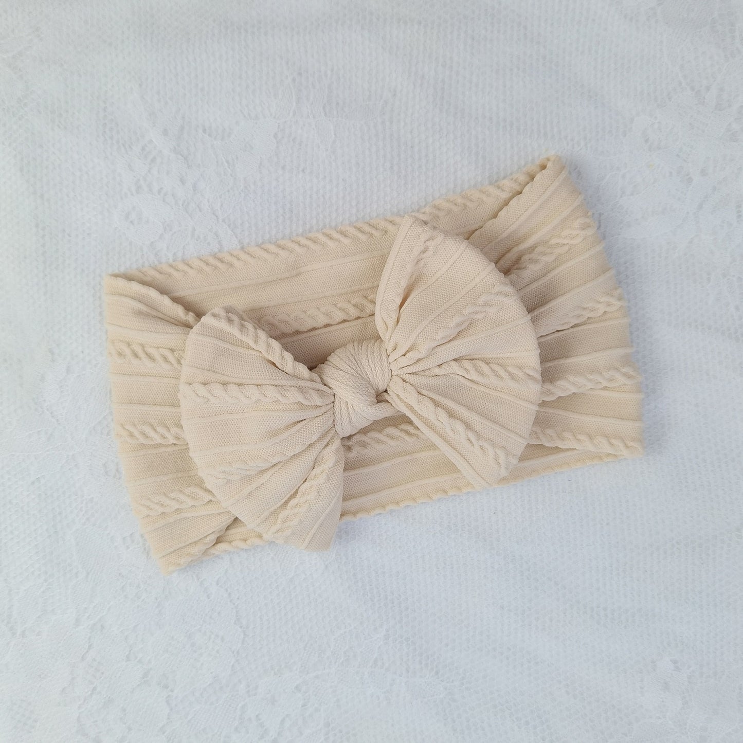 Big Bow Soft Baby Hat - Cap or Band Style