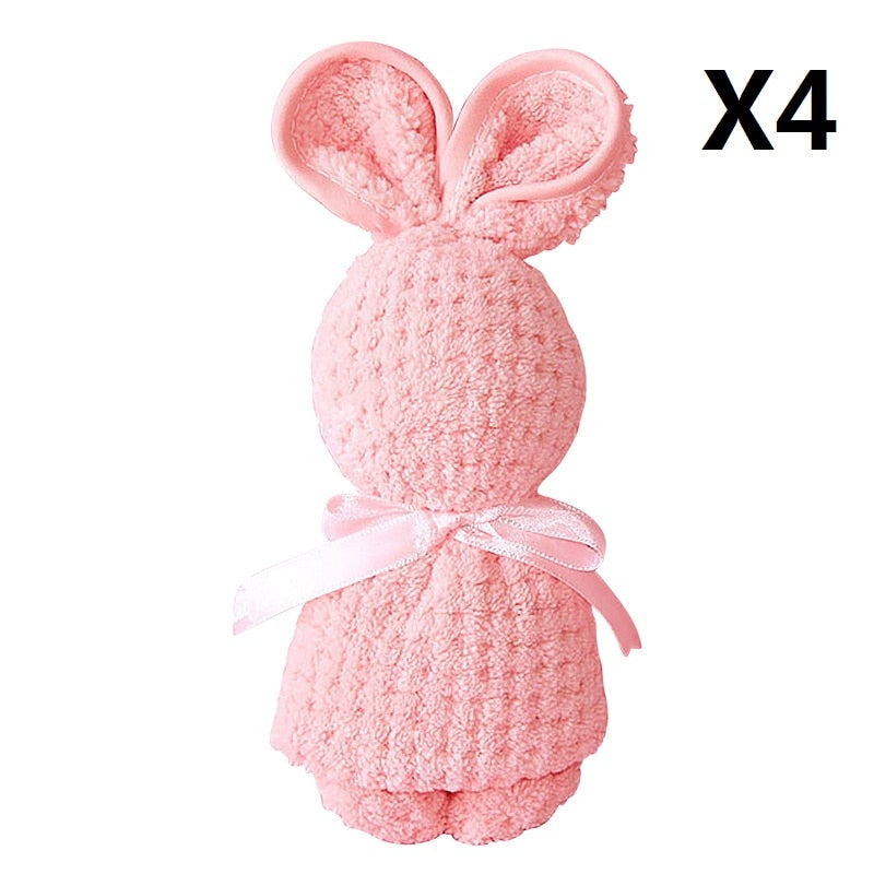 Cute Bunny Rabbit Plush Towel