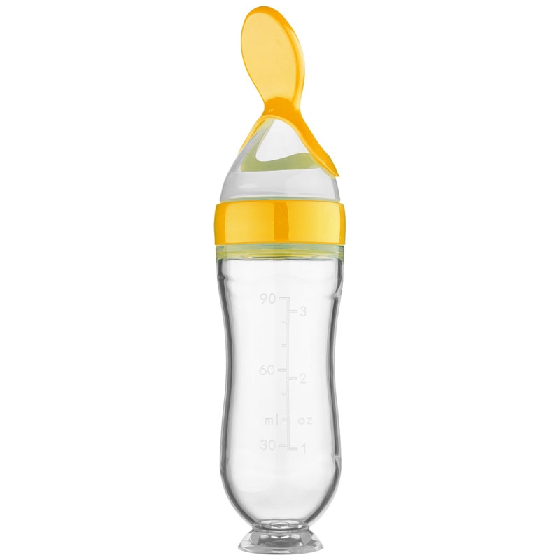 Baby Silicone Spoon Bottle Feeder and Mash Pacifiers