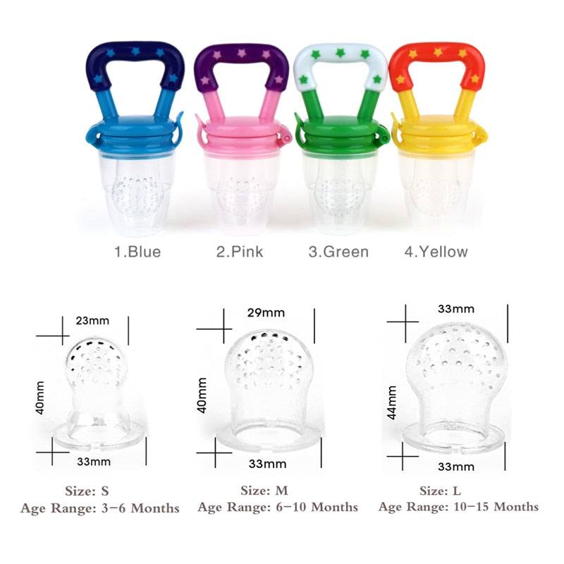 Baby Silicone Spoon Bottle Feeder and Mash Pacifiers