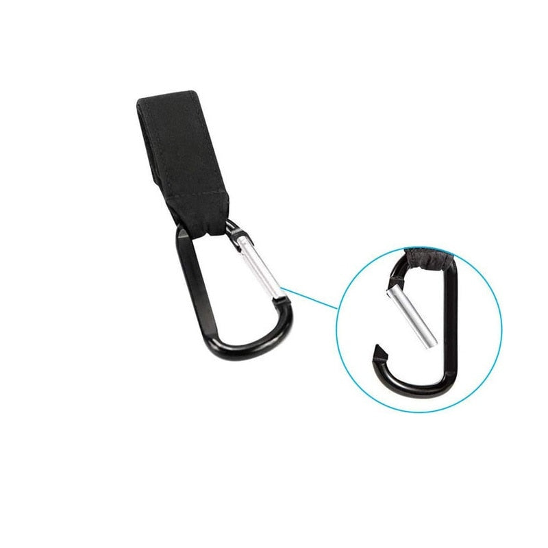 1/2pcs Leather Baby Bag Stroller Hooks