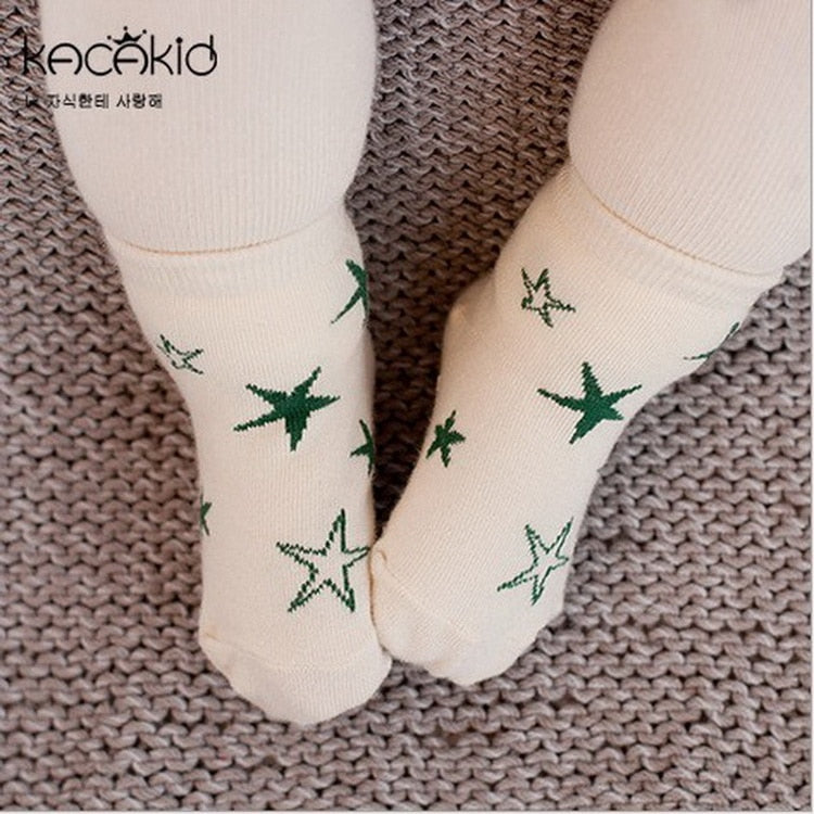 Cute Anit-Slip Character Socks - 100% Cotton - Infant thru 24 months