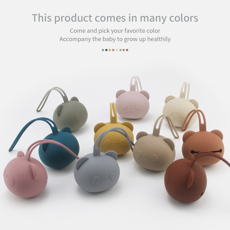 Silicone Food Grade Baby Pacifier Holder Bag BPA Free