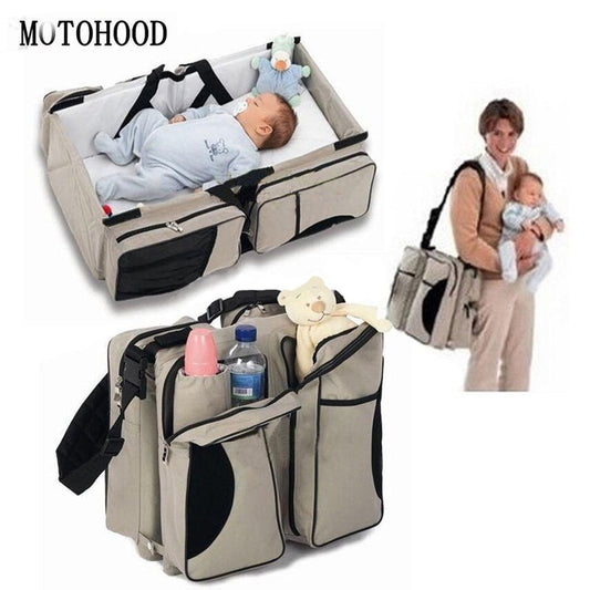 Multifunction Baby Diaper Bag/Baby Travel Crib