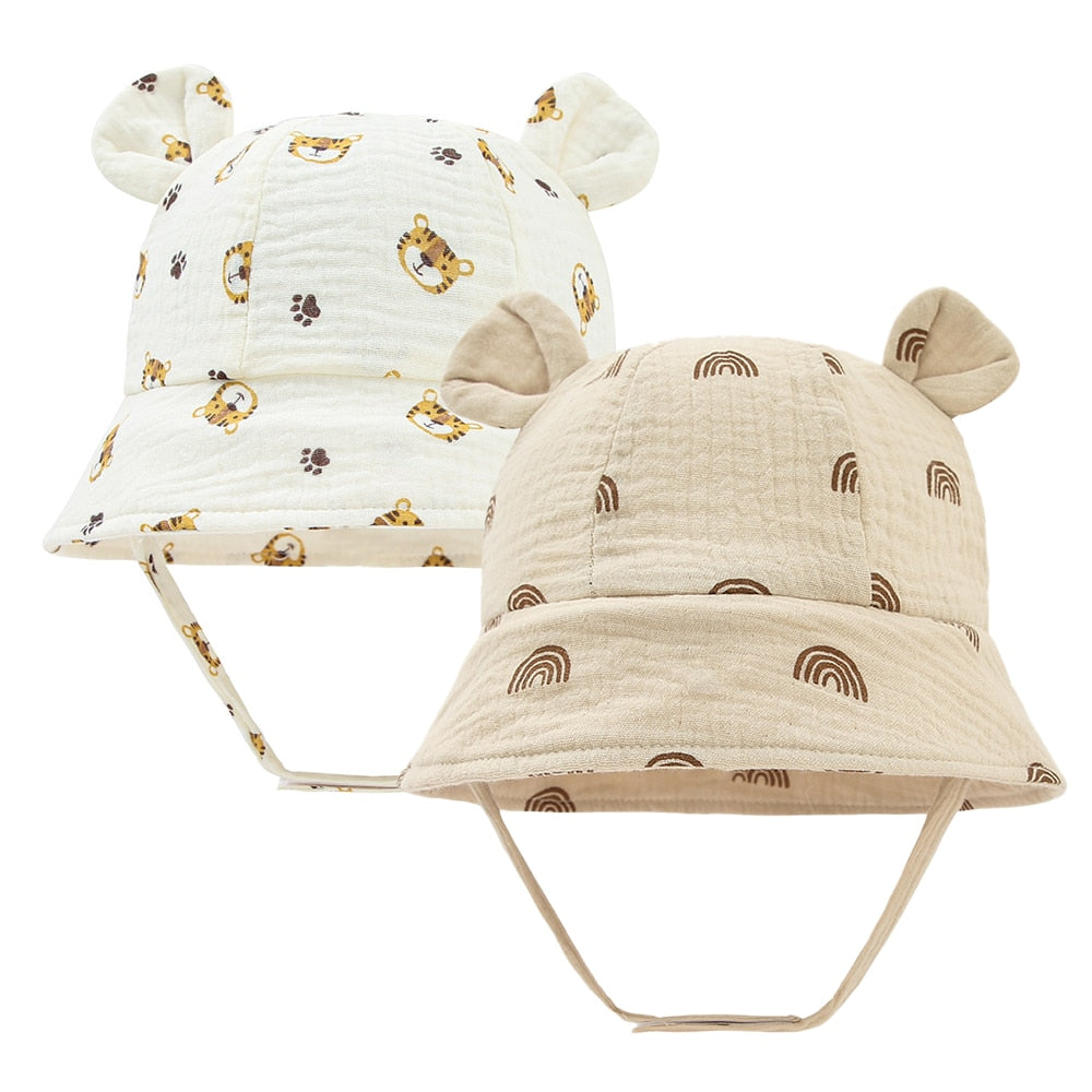 Printed Soft Cotton Baby Bucket Hat